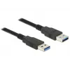 USB kabelis DeLOCK 85059 USB 3.2 Gen 1 0,5 m Melns