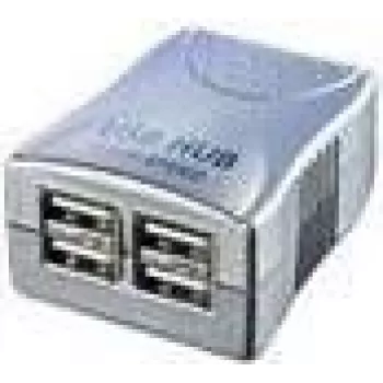 ROLINE Secomp VALUE USB 2.0 Mini-Hub - centrmezgls - 4 x USB 2.0 - darbvirsmas