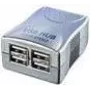 ROLINE Secomp VALUE USB 2.0 Mini-Hub - centrmezgls - 4 x USB 2.0 - darbvirsmas