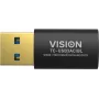 Vision Professional - USB adapteris - USB Type A (V) uz 24 kontaktu USB-C (S) - USB3.0 - melns (TC-USB3AC/BL)