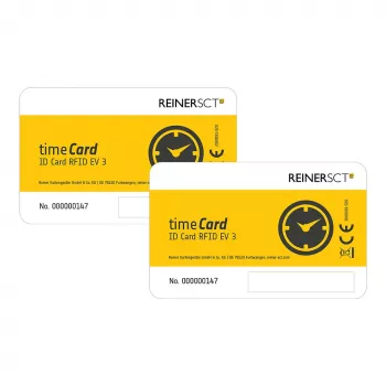 Chip card ReinerSCT timeCard Premium 25 DES — droša viedkarte laika uzskaitei un piekļuvei