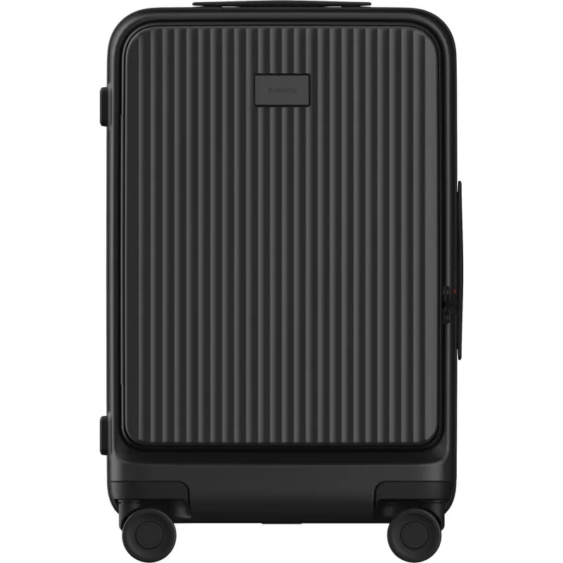 Pārnēsājams čemodāns Xiaomi Front Pocket cietais apvalks 38 L, polikarbonāts, 364×364 mm, 3,5 kg, melns