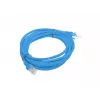 Patch cord LANBERG PCU6-20CC-0300-B RJ45 Cat.6 3 m zils U/UTP CCA 250 MHz