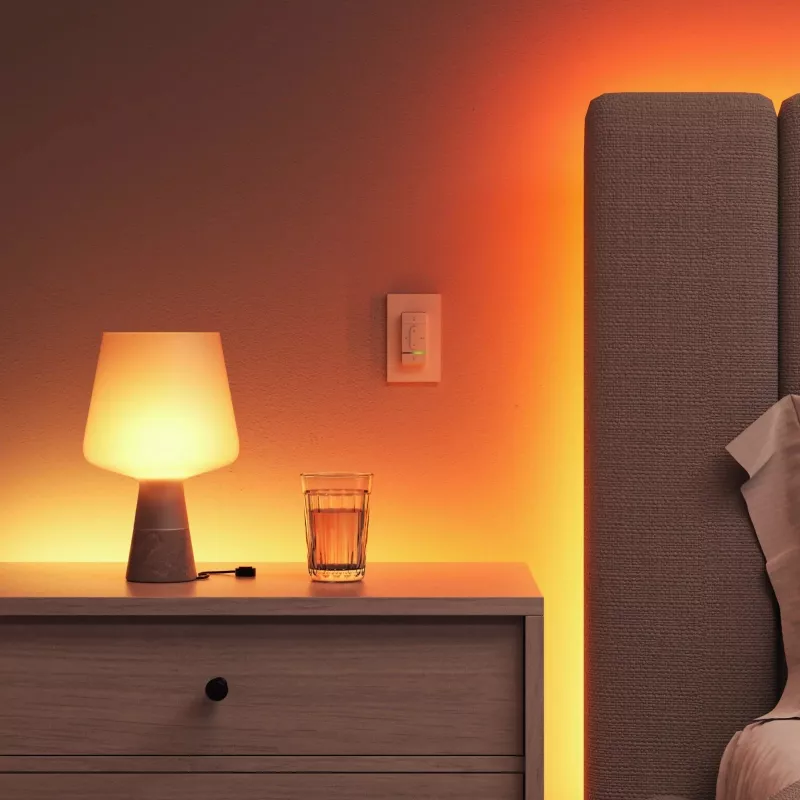 Viedais bezvadu slēdzis Nanoleaf N4400C02-1BUT — darbināms ar baterijām, pielāgojama vadība viedajām gaismām un ierīcēm