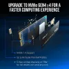 SSD PNY CS2241 M.2 NVMe PCIe 4.0 1TB — lasīšana 5100 MB/s, rakstīšana 3200 MB/s