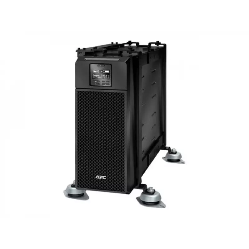 APC Smart-UPS On-Line, 6kVA/6kW, Rackmount 4U, 230V, 6x C13+4x C19 IEC ligzdas, tīkla karte+SmartSlot, pagarināta darbība, ar montāžas sliedēm, Marine