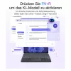 inateck Klaviatūra Surface pelēka, Sureface GO 1-4 Com. QWERTZ