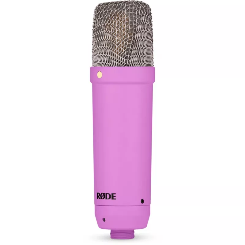 NT1 Signature + XLR kabelis + galda studijas statīvs, mikrofons ceriņkrāsā, komplekts