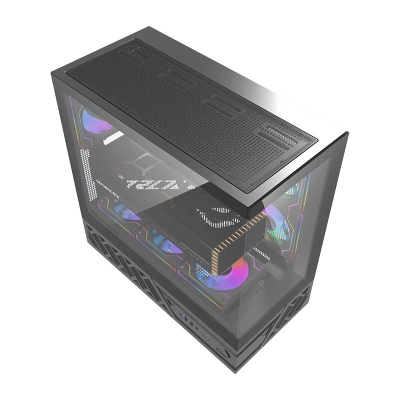 Datora korpuss DarkFlash DS950 (melns) — midi tornis, ATX saderīgs