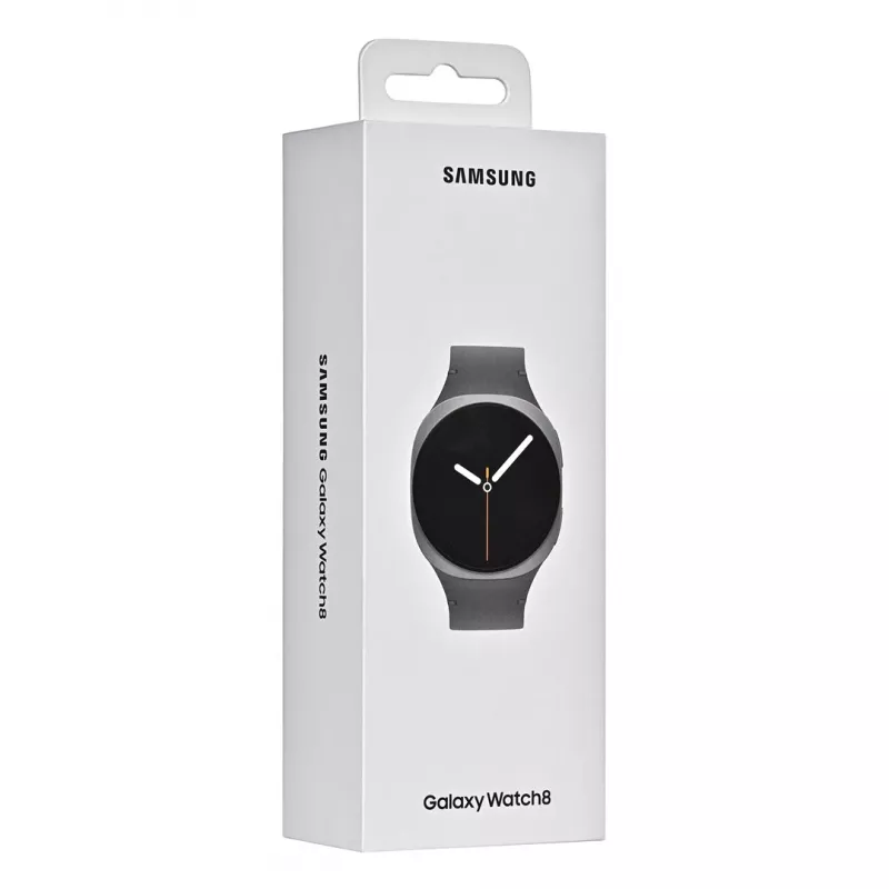 Samsung Galaxy Watch 8 3,81 cm (1,5 collu) AMOLED 44 mm Digitāls 480 x 480 pikseļi Skārienekrāns Grafīts Wi-Fi GPS (satelīts)