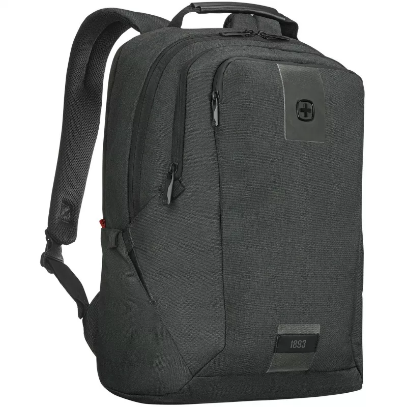 WENGER MX ECO Professional 40,64cm 16Zoll portatīvā datora mugursoma ar 25,4cm 10Zoll planšetdatora kabatu, ogļu pelēkā krāsā