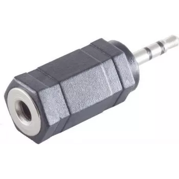Kabeļu savienotāju pārveidotājs ShiverPeaks BS57020 2,5 mm uz 3,5 mm Melns