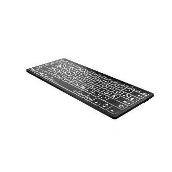 Logickeyboard Universāla Bluetooth tastatūra LKB-LPWB-BTPC-DE QWERTZ vācu, melna