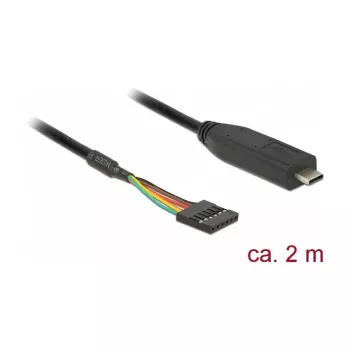 Seriālais kabelis DeLOCK 63947 USB 2.0 Type-C 2m
