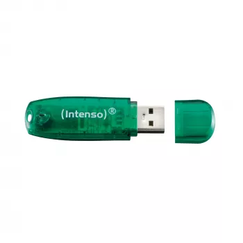 MEMORY DRIVE FLASH USB2 8GB/GREEN 3502460 INTENSO