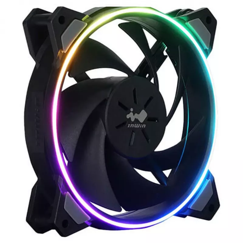 Korpusa ventilators in win SIRIUS LOOP X3 120 mm 3-RGB, 120 mm, 3-RGB apgaismojums