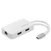 Edimax EU-4308 klēpjdatora doks/porta replikators USB 3.2 Gen 1 (3.1 Gen 1) Type-C balts