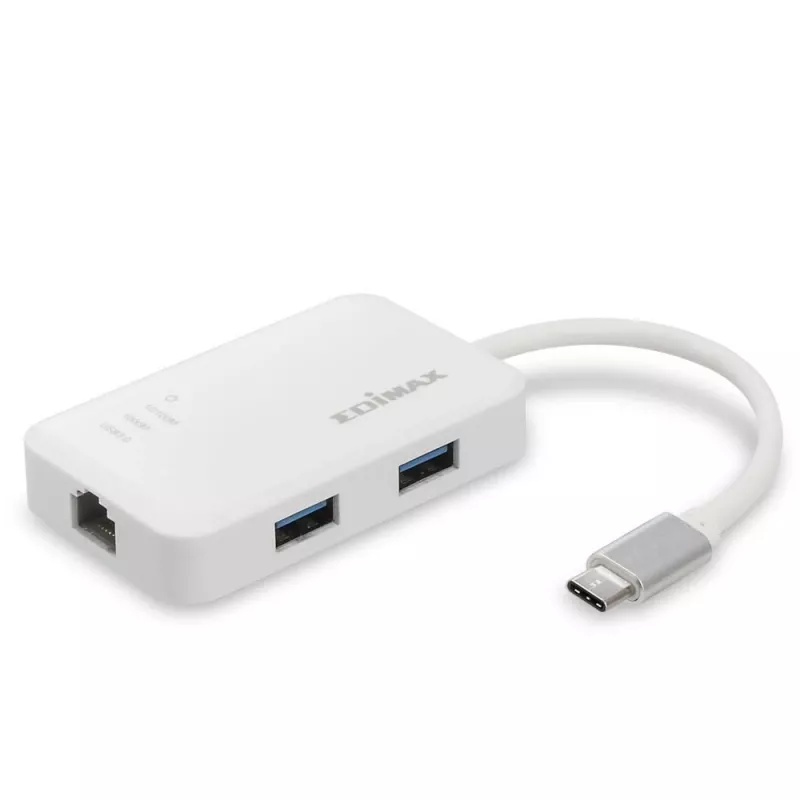 Edimax EU-4308 klēpjdatora doks/porta replikators USB 3.2 Gen 1 (3.1 Gen 1) Type-C balts
