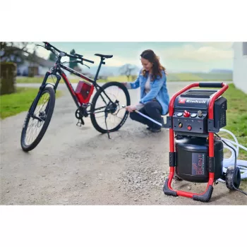 Gaisa kompresors EINHELL TE‑AC 240/24 Silent — 24 l tvertne, maks. spiediens 10 bāri