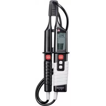 VC 65 Divpolu sprieguma testeris CAT III 1000V, CAT IV 600V, akustisks, LCD, LED (VC 65)