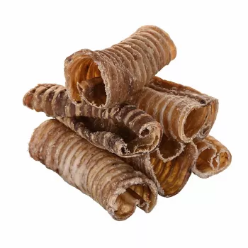 Suņu kārums PETITTO Liellopa traheja 1 kg - PETITTO liellopa trahejas košļājamais kārums