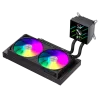 Gamemax CPU šķidruma dzesētājs | GLACIER 240 LCD BK | Intel, AMD
