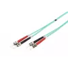 DIGITUS - Patch-Cable - ST multi-mode (M) - ST multi-mode (M) - 3 m - Šķiedru optika - 50/125 mikroni - tirkīza