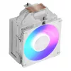 MODECOM Volcano 0C T202 LCD ARGB Procesora gaisa dzesētājs 12 cm Balts