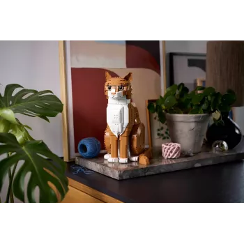 LEGO IDEAS 21376 oranža Cat