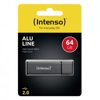 MEMORY DRIVE FLASH USB2 64GB/ANTRAZĪTS 3521491 INTENSO