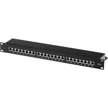 Patch panel helos 146868 — rack-mount RJ-45 24 ports