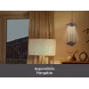 Uzlādējams laterna Beper P207ILI102 Corten apdarē, pārnēsājama ar baterijām darbināma lampa