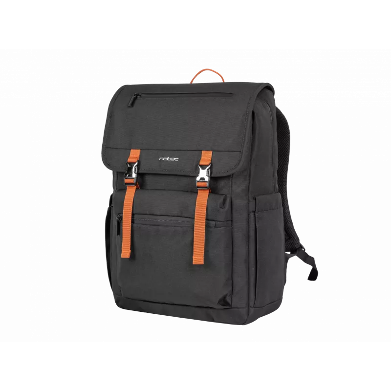 NATEC Niala Ginger Orange 39.6 cm (15.6) Mugursoma Melna