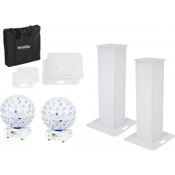 Skatuves statīva komplekts EUROLITE 20000652 100 cm ar 2× LED B-40 baltās gaismas efektu