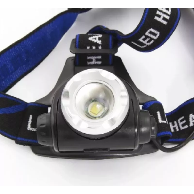 Galvas lukturītis ESPERANZA EOT005 — LED Cree T6, 3 W, 600 lm, AA x2, alumīnija korpuss, ūdensizturīgs, triecienizturīgs, regulējama galvas siksna