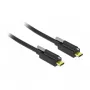 USB-C tipa kabelis DeLOCK 84138 2m Melns