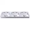 Jonsbo ZA-420WR 3×140 mm PWM Reverse ARGB balts ventilatoru komplekts