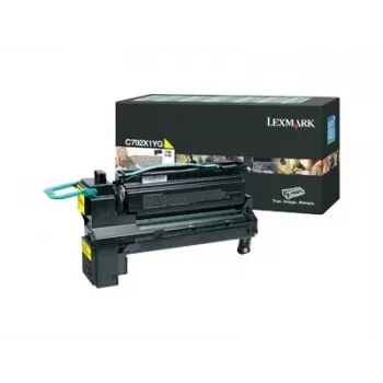 Toneris Lexmark C792X1YG 30000 lapas dzeltens