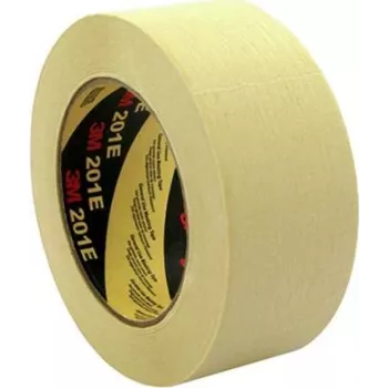 Maskēšanas kreppapīra lente 3M 201E 50 m x 72 mm, spiedienjutīga, papīra pamatne