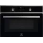 Iebūvējamā cepeškrāsns Electrolux EVL6E49X, kompakta 45 cm, metāla, melna, CombiQui