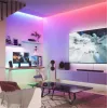Nanoleaf Essentials Light Strips paplašinājums 2 metri ar 23 W, RGBCW, Bluetooth un Thread savienojamību. Pievienojiet košu apgaismojumu savai viedajai mājai. Pērc tiešsaistē.