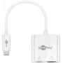 Goobay USB-C™ Multiport Adapter HDMI, balts, 0,145 m - paplašina USB-C™ ierīci ar HDMI™ savienotāju (62110)