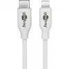 Apple Lightning / USB-C PD uzlādes komplekts 30 W, lādētājs balts, 1 m kabelis, PD