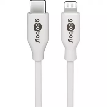 Apple Lightning / USB-C PD uzlādes komplekts 30 W, lādētājs balts, 1 m kabelis, PD