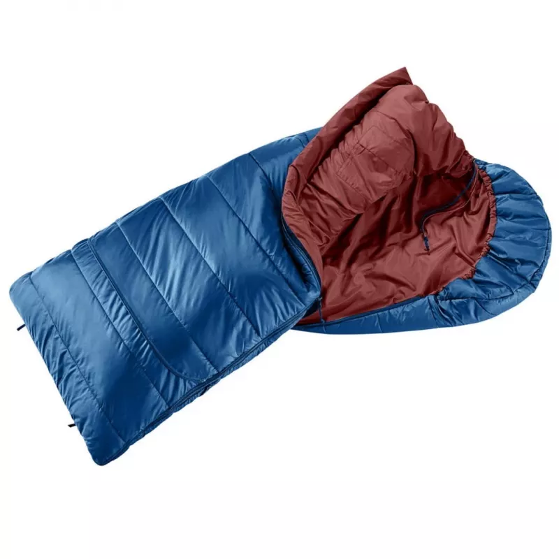 Deuter bērnu guļammaiss Starlight SQ (130-170 cm) - nightblue/redwood