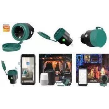 LogiLink Smart Home Wi-Fi spraudnis ārā CEE 7/3 (SH0100)