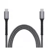 Automašīnas strāvas adapteris FIXED FIXDA-CC12-GR — 12 V līdzstrāvas ieeja, USB-C un USB izejas