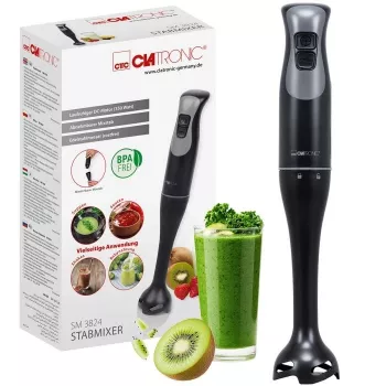 Clatronic SM 3824 iegremdējamais blenderis, 350 W, melns (264030)