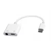 Kabeļa savienotāju pārveidotājs Gembird A-CM-3.5FP-01 — CDLA USB Type-C uz 4 kontaktu 3,5 mm