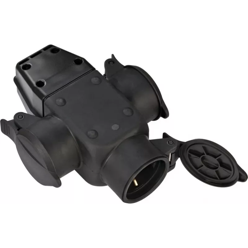 Brennenstuhl 1082120 elektrības kontaktligzdu savienotājs Platums 145 mm Augstums 55 mm Garums 120 mm